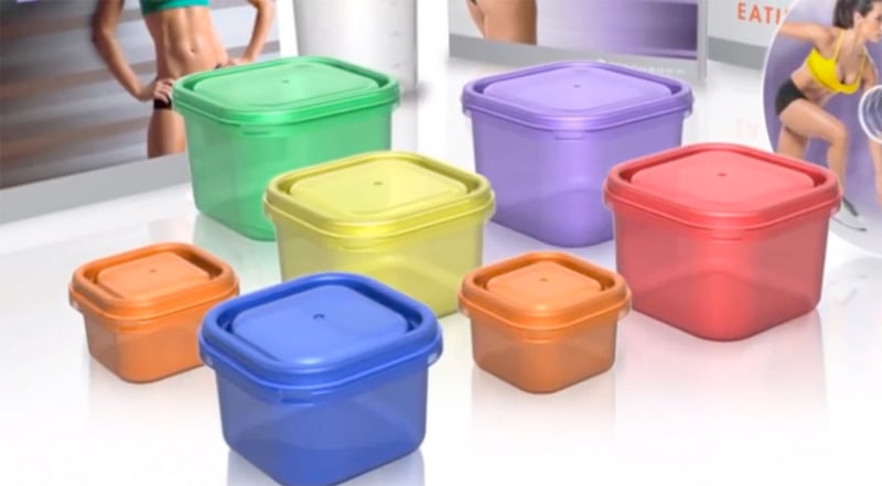 21 Day Fix Portion Control Containers Kit Meal Plan Diet Weight Loss 7 PCS  USA