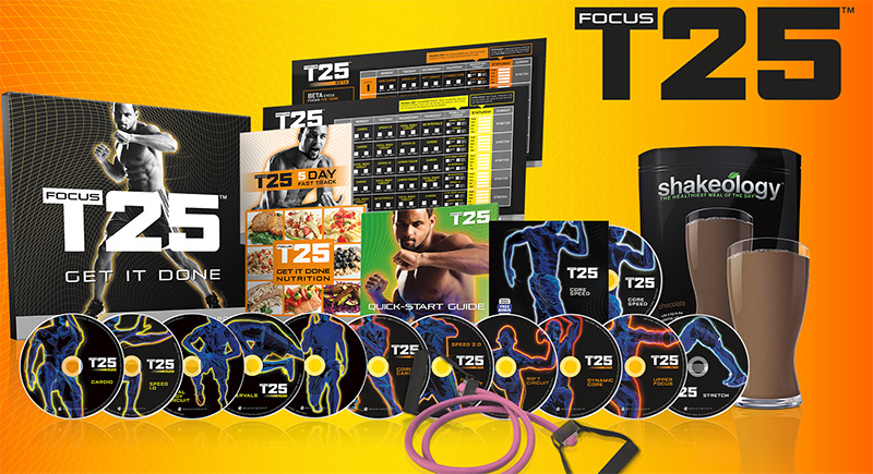 Focus T25 Challenge Pack