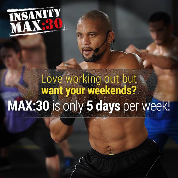 Insanity Max 30 Workout Schedule